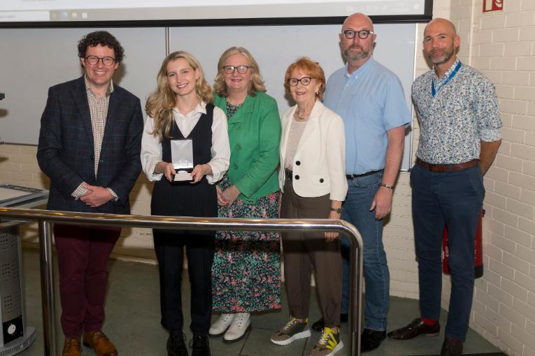 Roebuck Medal ceremony, academics and PhD student